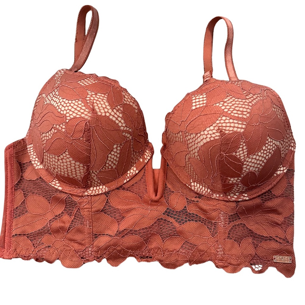 Lace Bralette in Rust by Rachel Ray